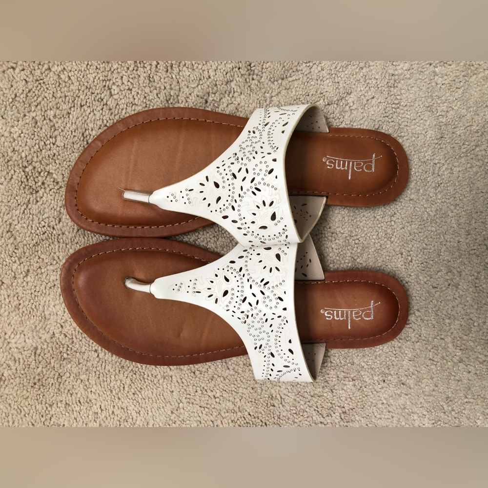 LIGHTLY WORN women’s sandals, size 10